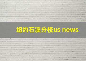 纽约石溪分校us news